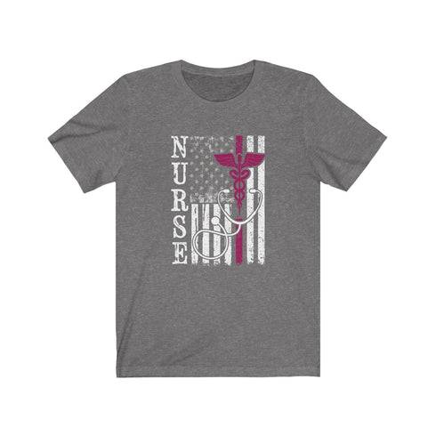 Nurse Purple Medica Insignia - Unisex Jersey Short Sleeve Tee